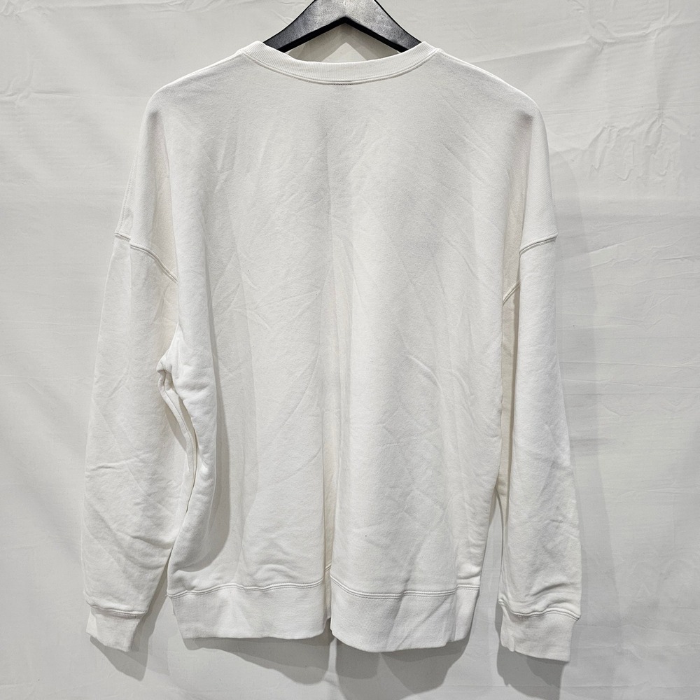 New Wild Fable Womans Large Amalfi Lemon Coast Graphic Crewneck Sweatshirt White - Picture 3 of 5